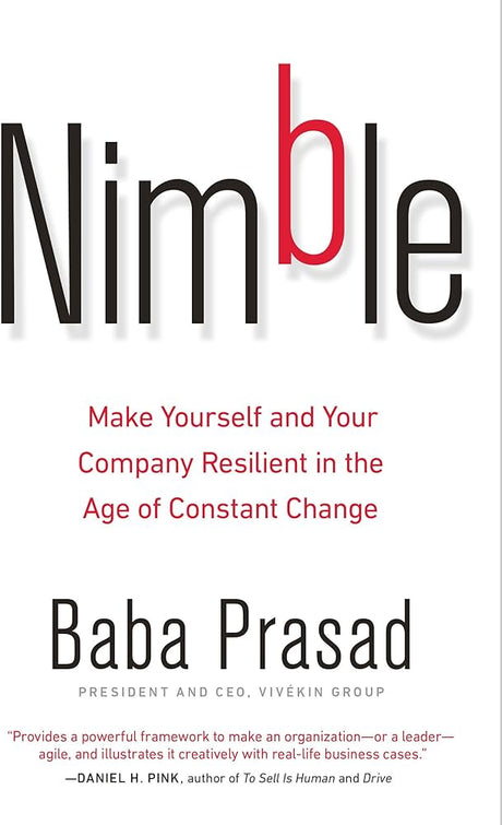 The book Nimble.Make Yourself and Your Company Resilient in the Age of Constant Change by Baba Prasad