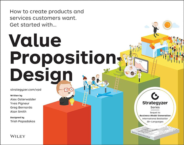 The book Value Proposition Design by alex osterwalder and yves pigneur and greg bernarda and alan smith